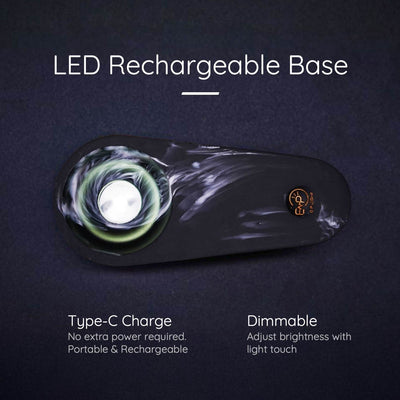LED Rechargeable Base - Cosmic Black